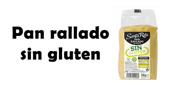Pan rallado sin gluten