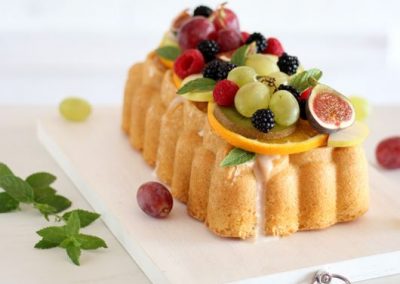 Loaf Cake de Limoncello y Frutas de Temporada