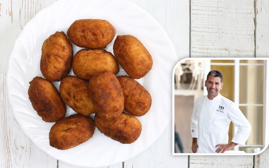 Croquetas de huevos rotos al estilo de Paco Roncero