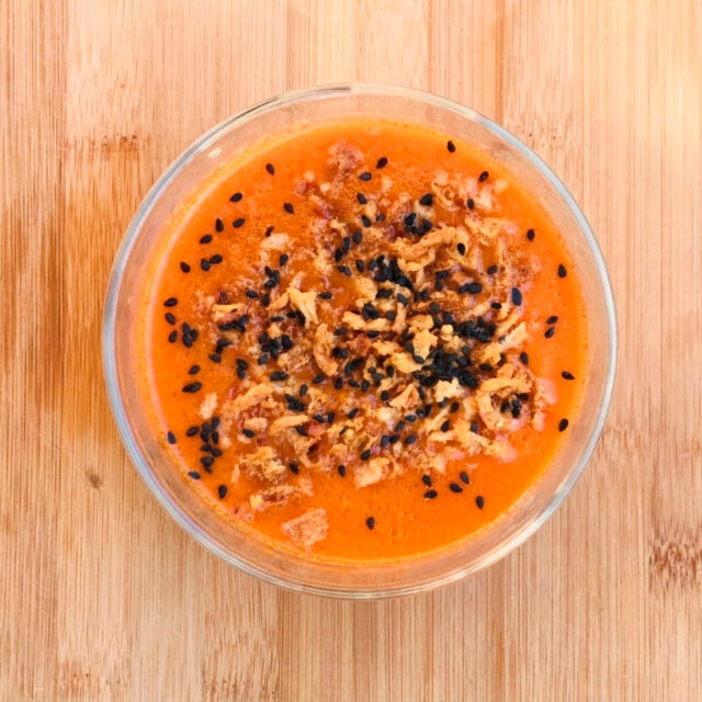 Gazpacho con zanahoria