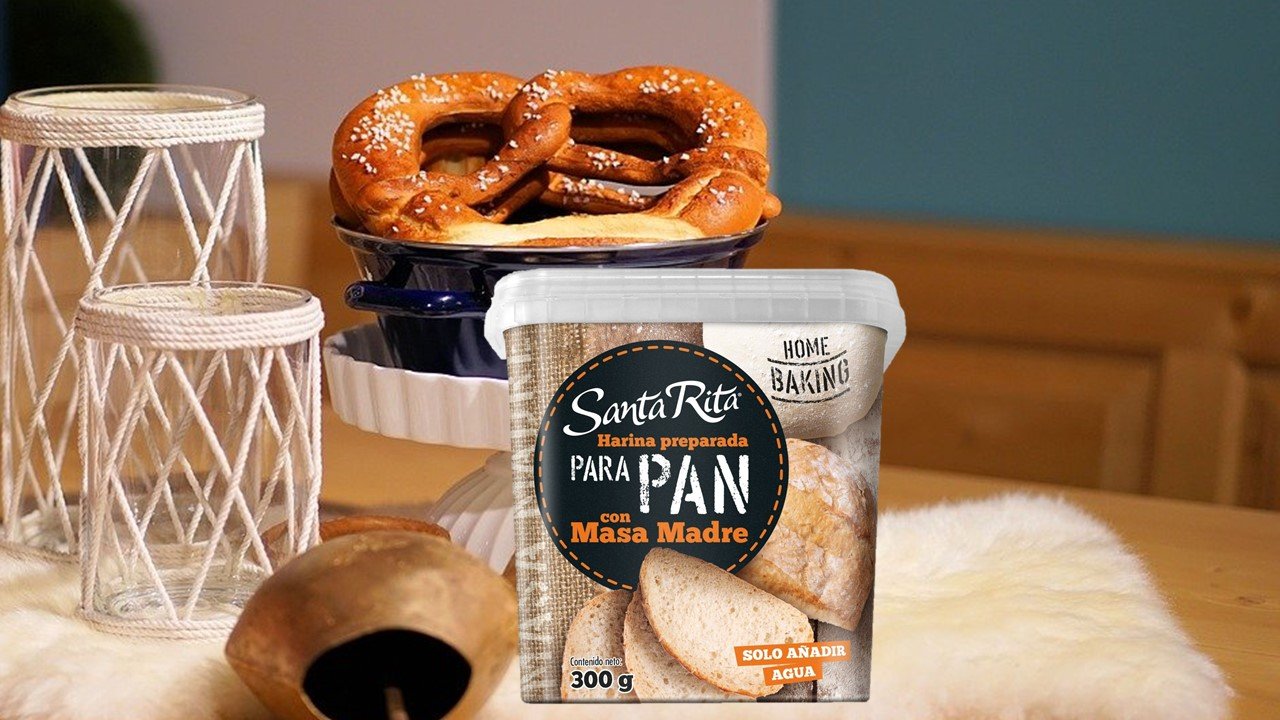 Pretzel Santa Rita masa madre receta pretzel masa madre