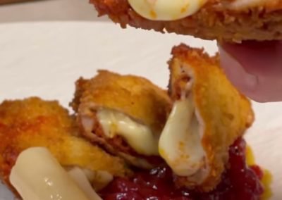 Receta de LIBRITOS DE LOMO IBÉRICO CON QUESO BRIE Y SOBRASADA