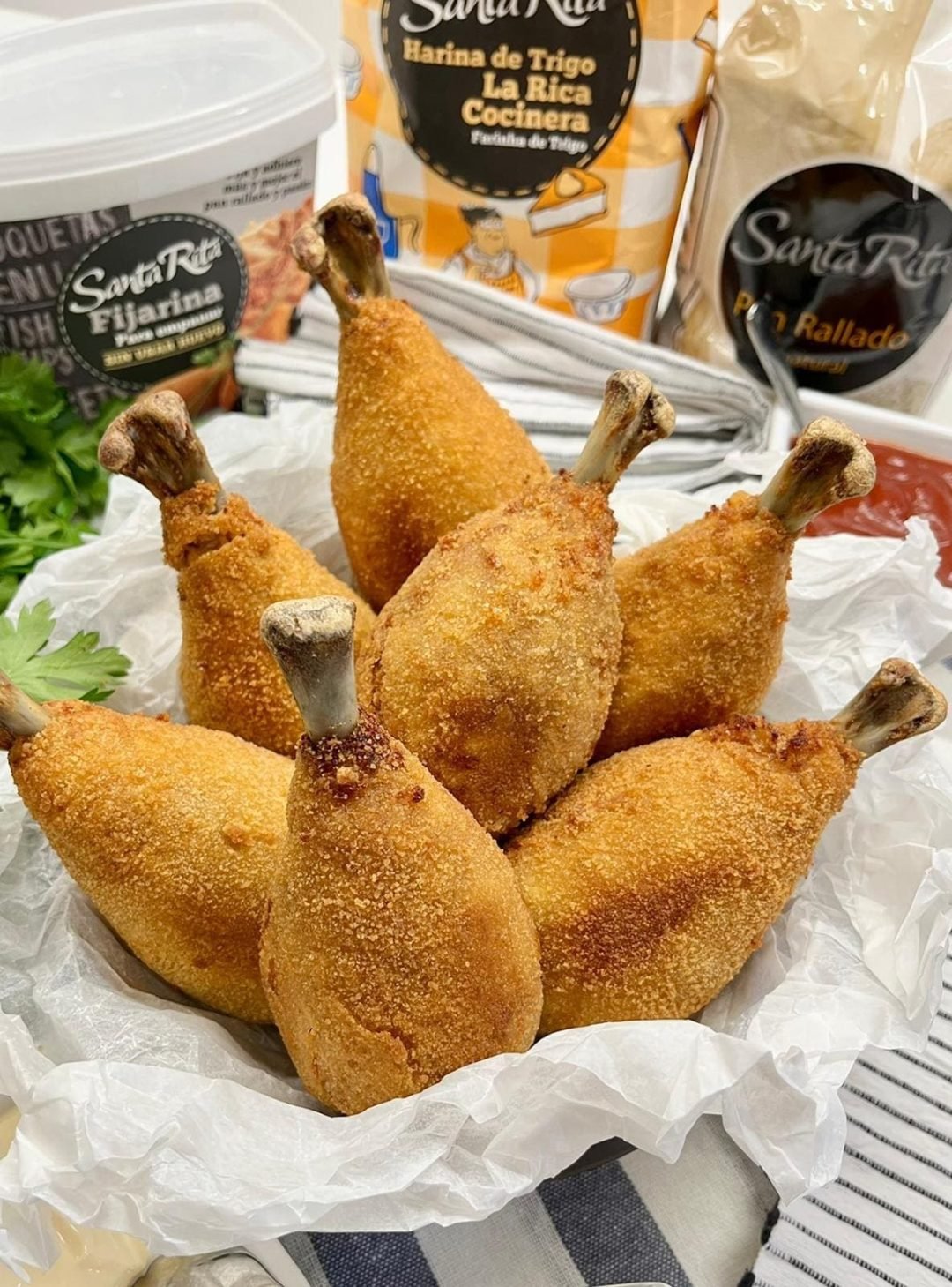 FALSOS MUSLOS DE POLLO RELLENOS
