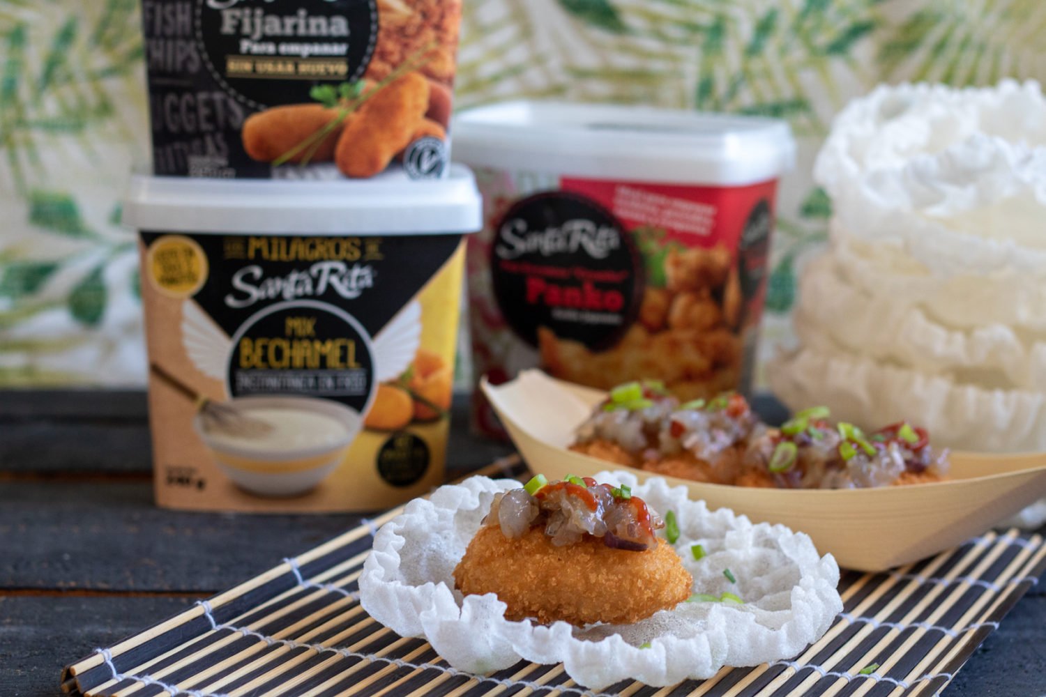 Croquetas thai Santa Rita Instant Mix-26 magnum crocante panko