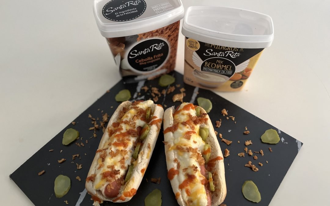 Cómo hacer PERRITO CALIENTE con bechamel (receta hot dog)