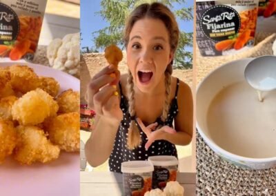 BOLITAS DE COLIFLOR CRUJIENTES al estilo de Sabina Banzo (receta en Air Fryer)