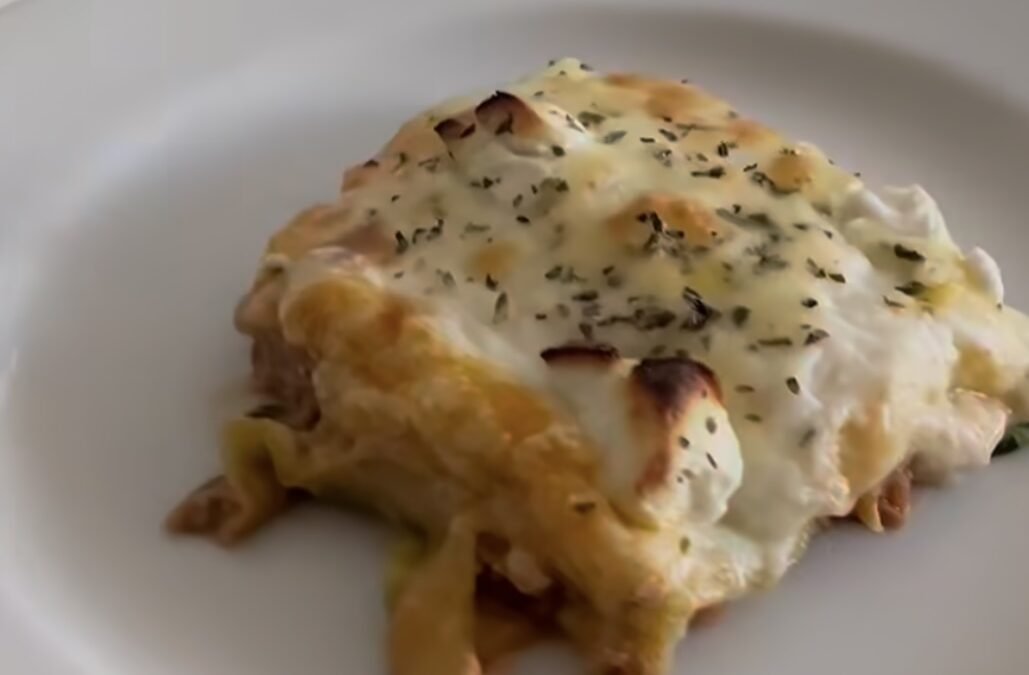 Receta de LASAÑA DE CALABACÍN EXPRÉS
