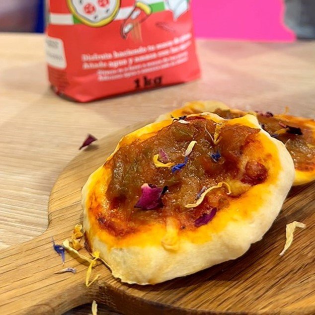 mini-pizza-airfryer como hacer mini pizzas en airfyer