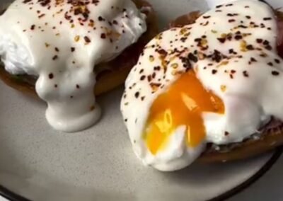 Desayuno fit de HUEVOS CON BECHAMEL