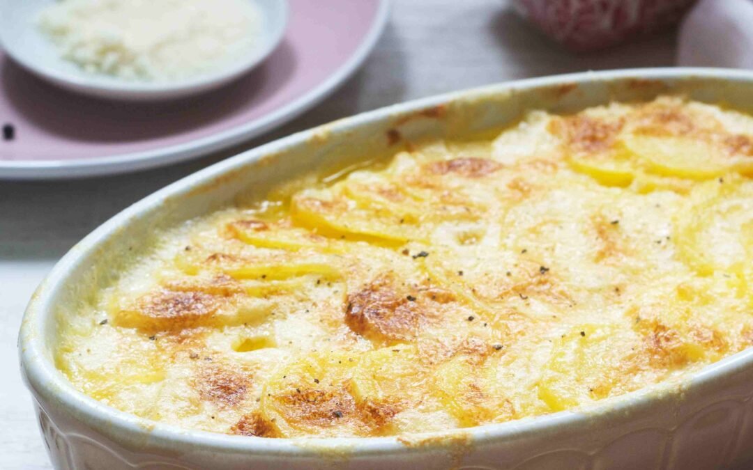 DAUPHINOIS CON BECHAMEL (receta de gratín francesa)