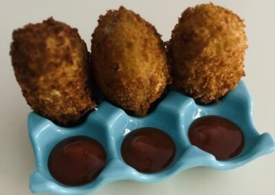 PATATAS BRAVAS CON PANKO al estilo Hermanos Torres