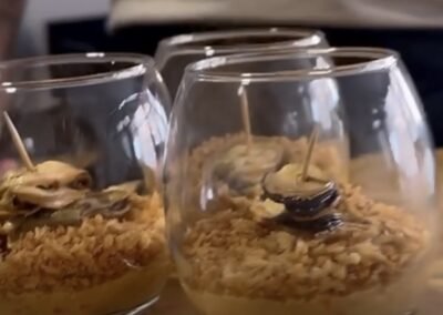 MEJILLONES TIGRE DECONSTRUIDOS (receta Julius)