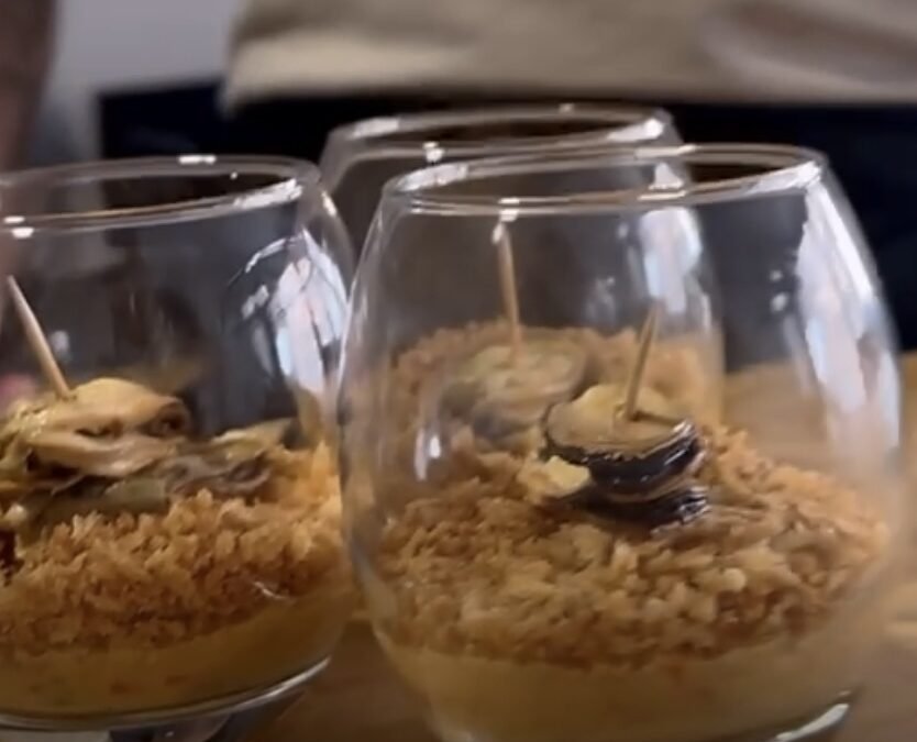 MEJILLONES TIGRE DECONSTRUIDOS (receta Julius)