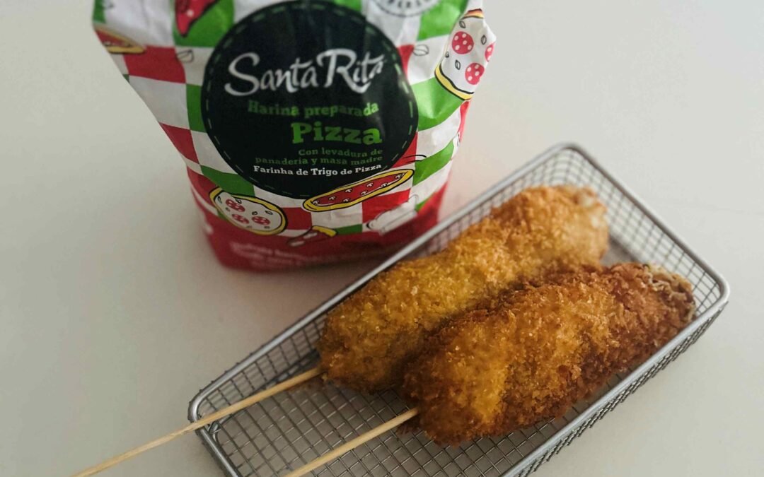 CORN DOG CON PANKO (receta coreana)